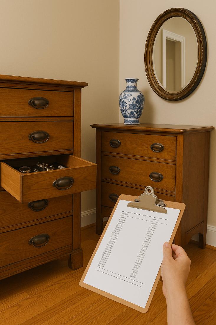 Maine estate sales checklist